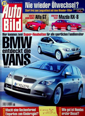 Deckblatt Auto Bild (46/2003)